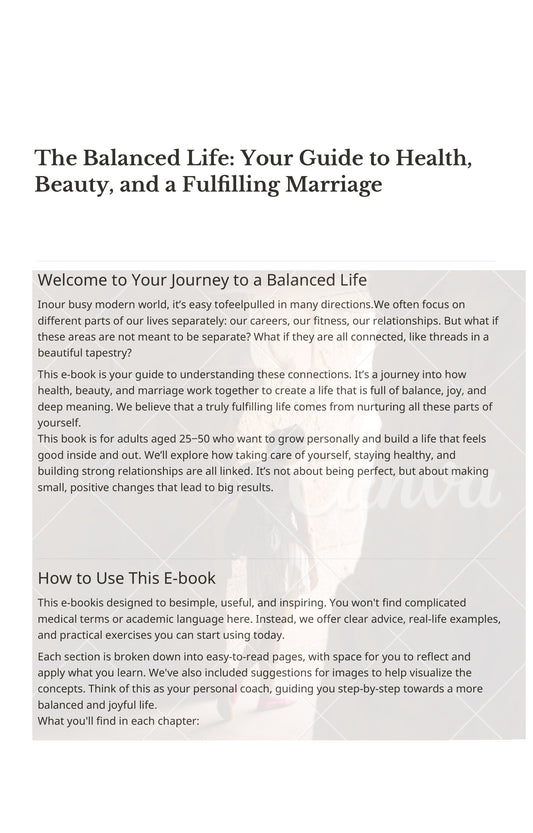 Beauty, health, and marriage. Pupegolow studio